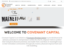 Tablet Screenshot of covenant-capital.org